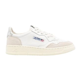Autry Medalist Lage Sneakers - Dames - Schoenen - Wit - Maat: 40 EU Katoen