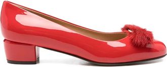 Ferragamo Pumps, female, Red, 5 UK, Red Shoes 01K910 0788139 1C