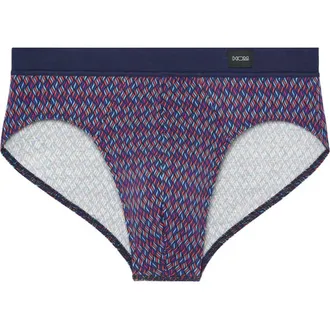 HOM Ocean Drive Comfort Mini Briefs in Red Print at Nordstrom, Size Xx-Large
