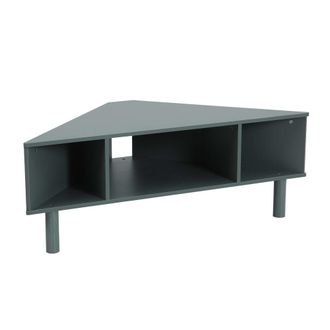 Oviala Mueble para tv efecto madera, 120x55 cm, escandinavo, verde oscuro
