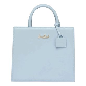 MC2 Saint Barth Shop Bag Midi - Dames - Tassen - Blauw - Maat: ONE Size Leer