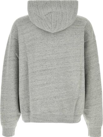 Dsquared2 Mens Wide Hoodie Gray Cotton Sweater