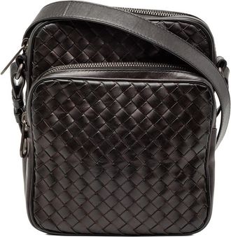 Bottega Veneta Pre-owned Bottega Veneta Nappa Intrecciato Messenger Bag B04974019K