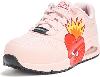 Skechers Ricardo Cavolo Uno SR - Taun Comp Toe Basketball Women, pink, 6 UK