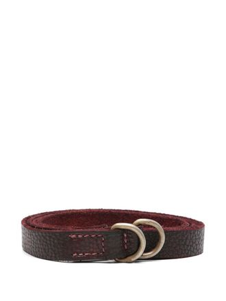 Guidi leather belt - unisex - Calf Leather - One Size - Red