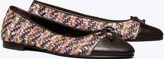 Tory Burch Womens Cap-Toe Ballet, size 3.5