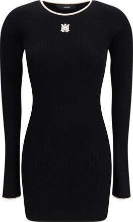 Amiri Black Viscose Casual Womens Dress