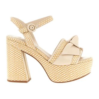 Alexandre Birman Schoenen, Dames, Beige, 39 EU, Leer, Maxi Clarita Sandalen