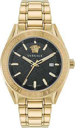 Versace V-code Heren Horloge Goudkleurig VE6A00623