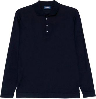 Drumohr Long Sleeve Polo