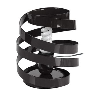 Tosel L&aacute;mpara de mesametal Alt.22cm negro Pantalla: negro