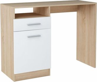 OEM Mueble Escritorio Bodo Dsp 100cm Blanco-sonoma C&oacute;moda