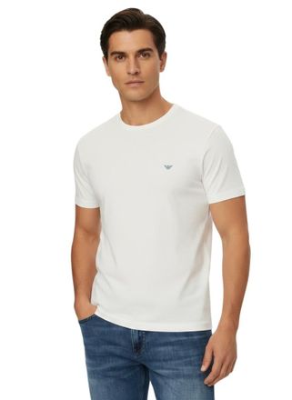 Emporio Armani White Crew Neck T-Shirts