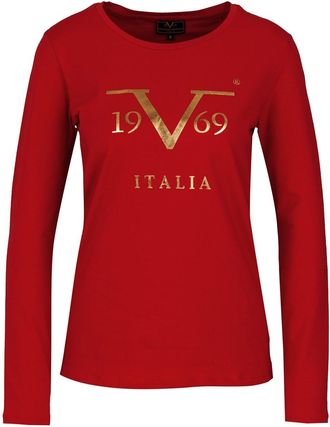 19V69 Womens Sweater Red CATERINA RED Cotton - Size Medium