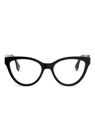 Fendi FF Diamonds glasses - unisex - Plastic - 54 - Black
