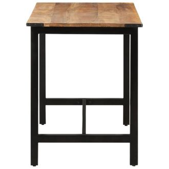 Berkfield Home Beautiful Dining Table 110x60x76 cm Solid Wood Mango in Brown | Size: 110 x 60 x 76 cm