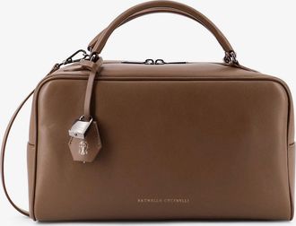 Brunello Cucinelli Borsa a tracolla Boston Explorer in pelle - BRUNELLO CUCINELLI - gender_Woman
