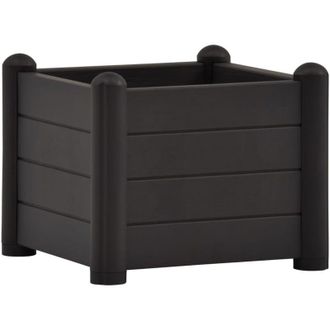 vidaXL Arriate De Jard&iacute;n Pp Gris Antracita 43x43x35 Cm Vidaxl