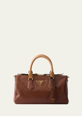 Prada Small Leather Top-Handle Bag