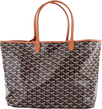 Goyard Saint Louis Tote Coated Canvas Pm (Authentic Pre-Loved)