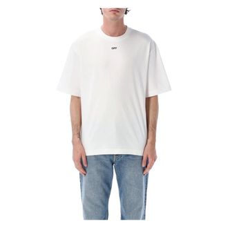 Off-white T-Shirts, male, White, Size: XL Chain Arrow Skate T-shirt
