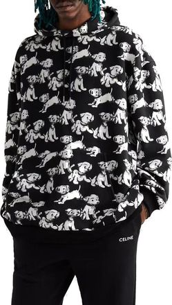 Celine Mens Black Cotton Sweatshirt Clothing