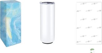 OEM Vasos T&eacute;rmicos Personalizados, Juego De Regalo Completo, 16 Piezas, 591 Ml (20 Oz)
