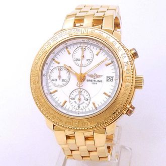 Breitling Pre-owned Breitling Astromat Longitude Automatic Chronometer White Dial Mens Watch K20405