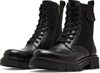 Steve Madden Reacher Mens Boots Black : 8.5 D - Medium, Leather/Rubber