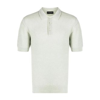 Tagliatore Polo Hemden - Heren - Tops - Groen - Maat: XL Katoen