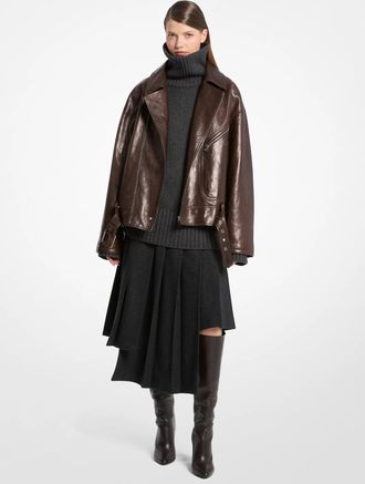 Michael Kors Jodi Leather Tall Boot