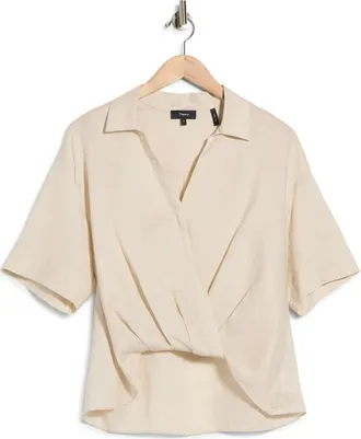 Theory Twist High-Low Top in Sand at Nordstrom Rack, Size X-Large
