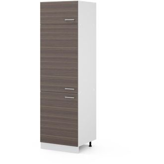 Vicco Armario Para Frigor&iacute;fico Empotrado R-line, Gris, 60 Cm