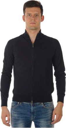 Armani Jeans Capuchontrui - Heren - Vesten met rits - Blauw - 2XL - Katoen - Hoodies & sweatvesten