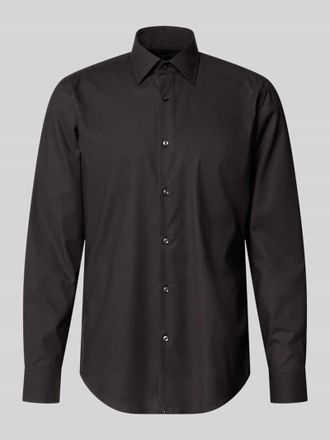 HUGO BOSS Regular Fit Freizeithemd aus Baumwoll-Mix Modell H-JOE-K-C1-261 in Anthrazit, Gr&ouml;&szlig;e 39