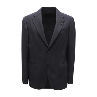 Lardini Blazers, male, Blue, M, Elegant Suit Drop 7R Model