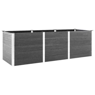 Berkfield Home Garden Raised Bed 300x100x91 cm WPC Grey | Size: 300 x 100 x 91 cm