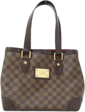 Louis Vuitton Pre-owned Handbags, female, Brown, Size: ONE SIZE Pre-owned Vintage Canvas Handbag