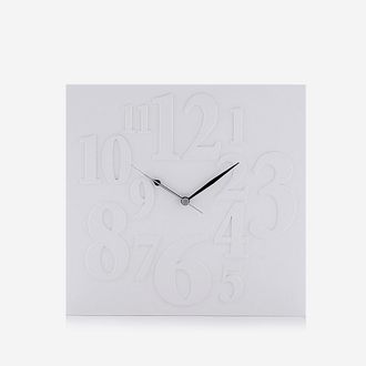 Oresteluchetta Reloj De Pared Moderno De Mdf Kairo - Blanco