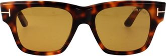 Tom Ford Caine-02 Zonnebril - unisex - Zonnebrillen - Bruin - 53 MM - Accessoires