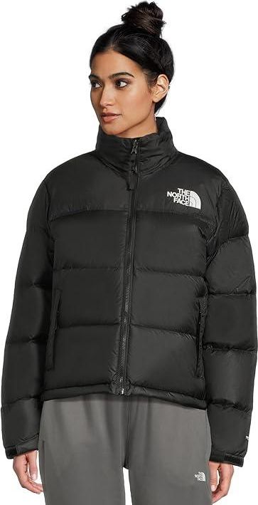 1996 Retro Nuptse Jacket Womens Coat TNF Black-R : 2XL, Down/Nylon/Polyester