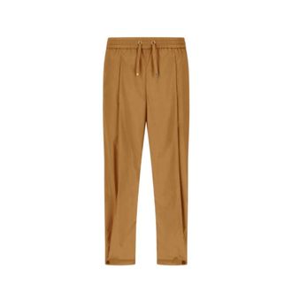 Herno Straight Trousers, female, Brown, XS, Light Nylon Stretch Trousers