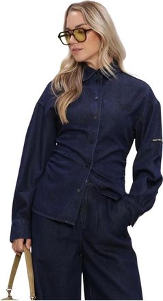 ALIX The Label Alix The Label, Dames, Blouses & Shirts, Blauw, Maat: XS Denim