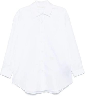 Palm Angels Monogram-Embroidered Loose Shirt