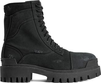 Balenciaga Lace-up Combat Boots