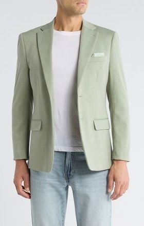 Lucky Brand Piqu&eacute; Knit Sport Coat in Sage at Nordstrom Rack, Size 38Regular
