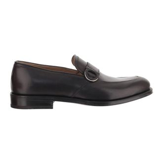 Ferragamo Heren, Schoenen, Zwart, Maat: 44 EU Leer