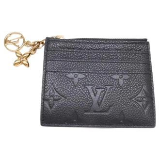 Louis Vuitton Pre-owned Wallets, female, Black, Size: ONE SIZE Pre-owned Card Case