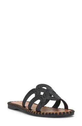 Jessica Simpson Bria 2 Slide Sandal in Black 01 at Nordstrom Rack, Size 6.5