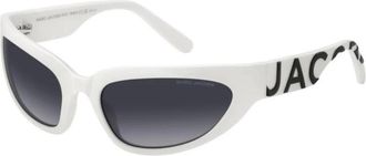 Marc Jacobs Zonnebril - Dames - Zonnebrillen - Wit - 61 MM - Accessoires